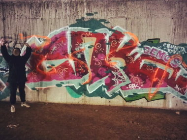 Graffiti Wall - Photo by demos_spk - demos, demos, spk