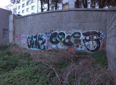 Graffiti Bombing - Photo by demos_spk - spc, spk, demo