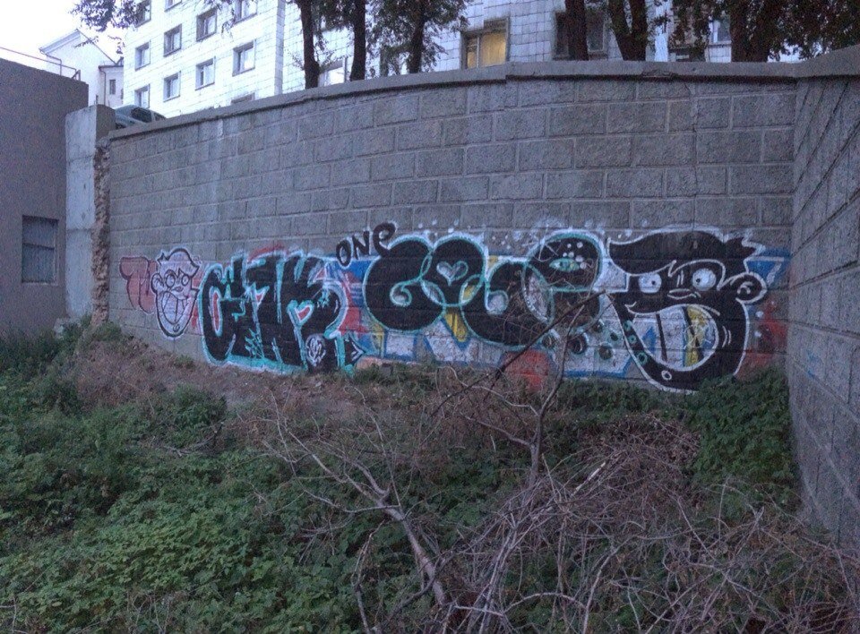Graffiti Bombing - Photo by demos_spk - spc, spk, demo