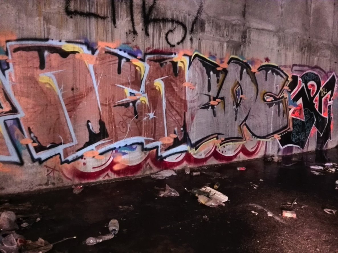 Graffiti Bombing - Photo by demos_spk