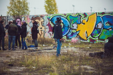 Graffiti Wall - Photo by demos_spk - vodka, de, art