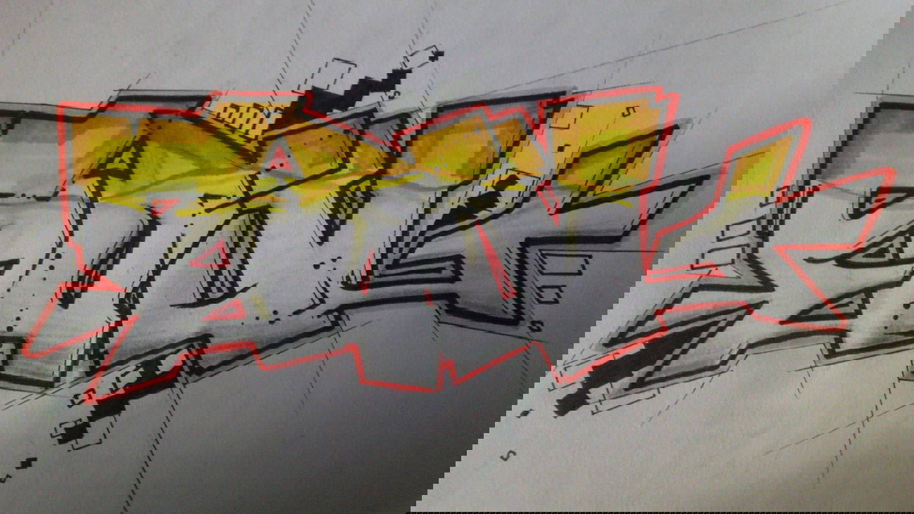 Graffiti Sketch - Photo by derKriebel