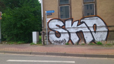 Graffiti Bombing in Gotha - Photo by derKriebel - SKO (2014)