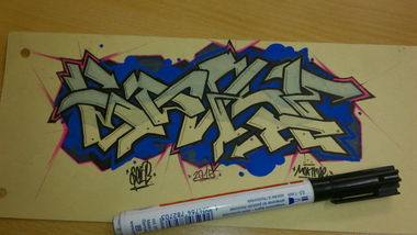 Graffiti Sketch - Photo by derKriebel - MONROE (2015)