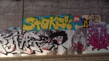 Graffiti Wall in Würzburg - Photo by derStoke - Stoke (2014)