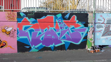 Graffiti Wall in Würzburg - Photo by derStoke - Stoke (2013)