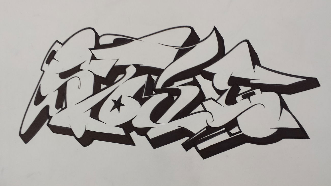 Graffiti Sketch in Würzburg - Photo by derStoke - Stoke (2014)