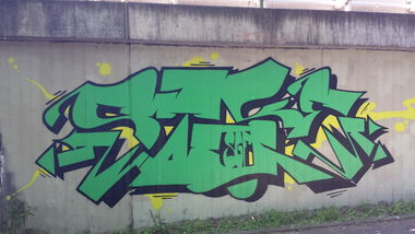 Graffiti Wall in Würzburg - Photo by derStoke - Stoke (2014)