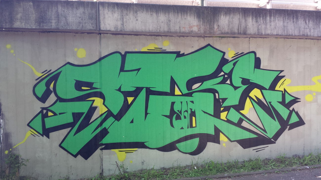 Graffiti Wall in Würzburg - Photo by derStoke - Stoke (2014)