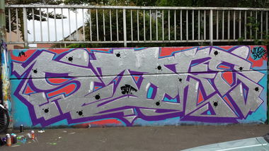 Graffiti Wall in Würzburg - Photo by derStoke - Stoke (2014)