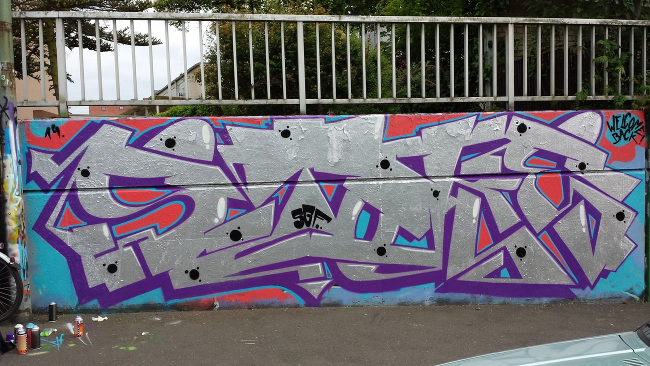 Graffiti Wall in Würzburg - Photo by derStoke - Stoke (2014)