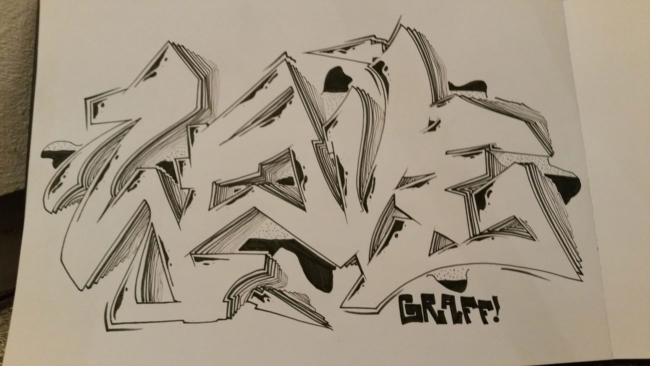 Graffiti Sketch - Photo by derStoke - love, battle, stoke (2015)