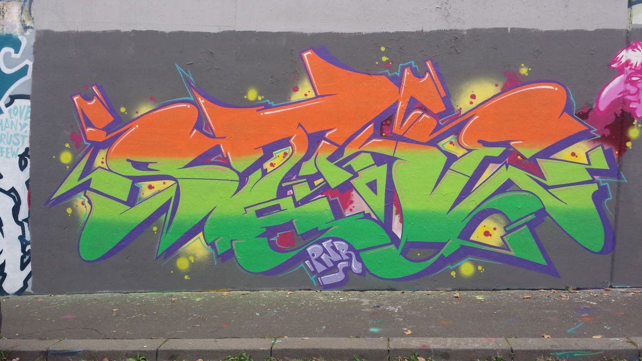 Graffiti Wall in Würzburg - Photo by derStoke - Stoke (2014)