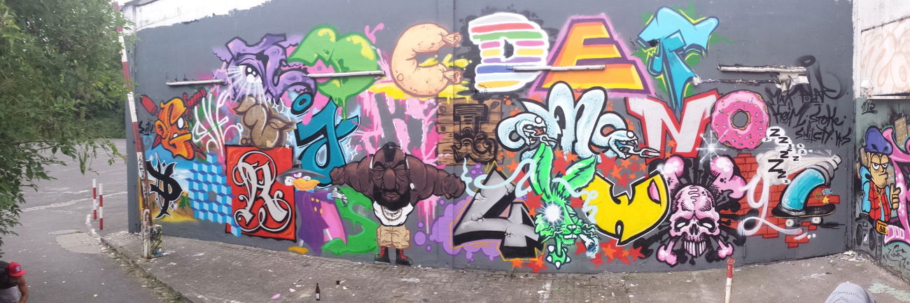 Graffiti Wall in Würzburg - Photo by derStoke - Stoke (2014)