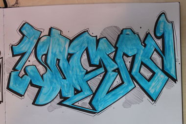 Graffiti Wall in Würzburg - Photo by derStoke - der, Stoke (2015)