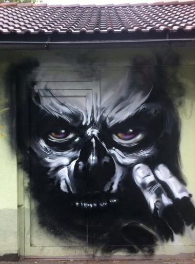Graffiti Wall in Kassel - Photo by derabgraser - skaf, rcns, kassel (2015)