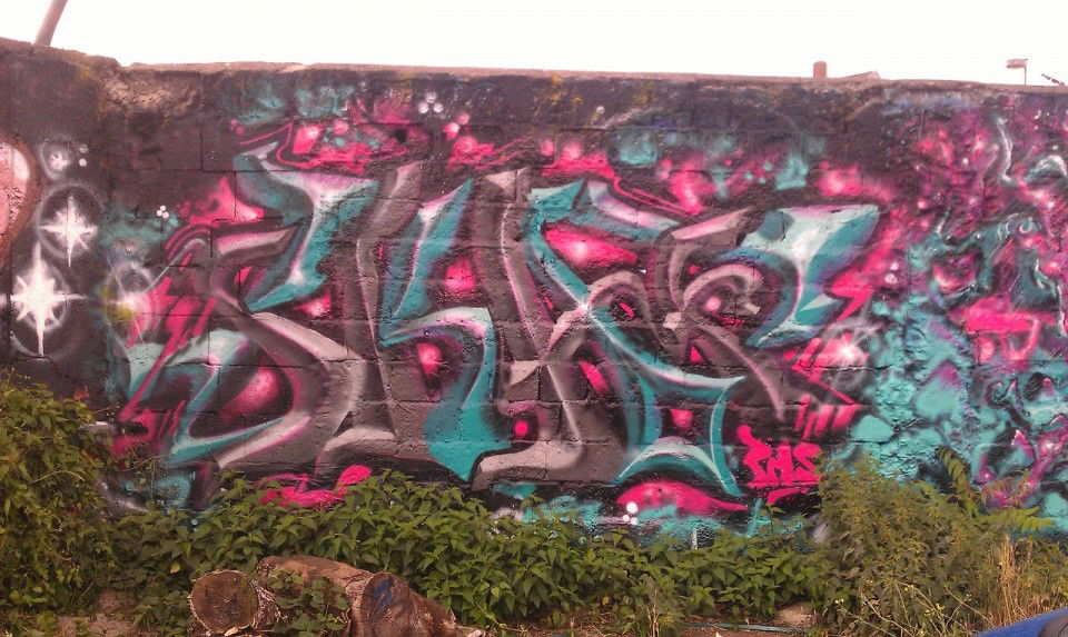 Graffiti Wall in Köln - Photo by derabgraser - pms, skaf, cologne (2013)