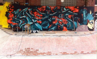 Graffiti Wall - Photo by derabgraser