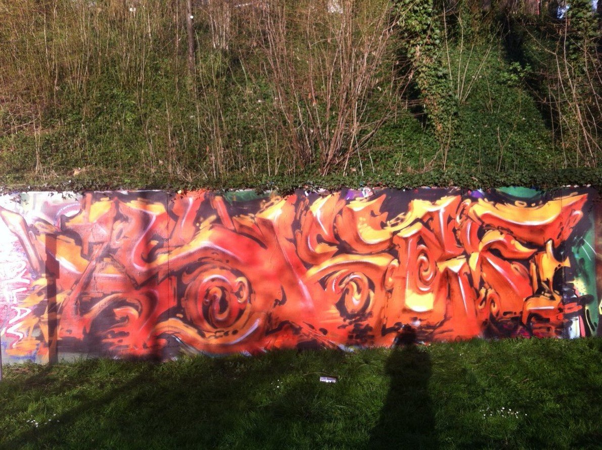 Graffiti Wall - Photo by derabgraser - skaf, cologne (2014)