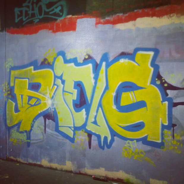 Graffiti Wall - Photo by derdubstepdingo - dingo, dingodrunk, hall (2013)