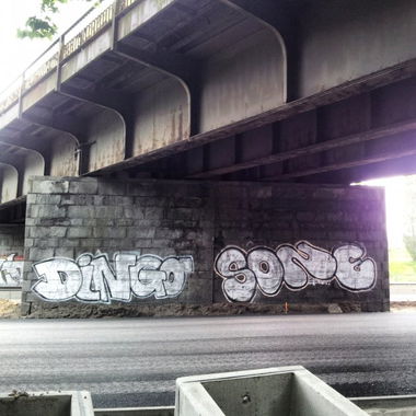 Graffiti Wall - Photo by derdubstepdingo - dingo, sone, drunk (2014)