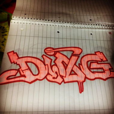 Graffiti Sketch - Photo by derdubstepdingo - dingo, sketch, ding (2014)