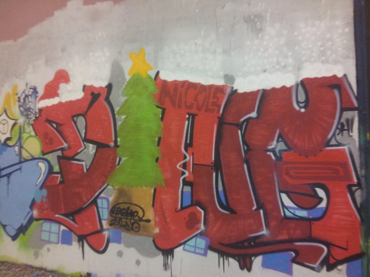 Graffiti Bombing in Bochum - Photo by derdubstepdingo - ding, dingo, nikolaus (2014)