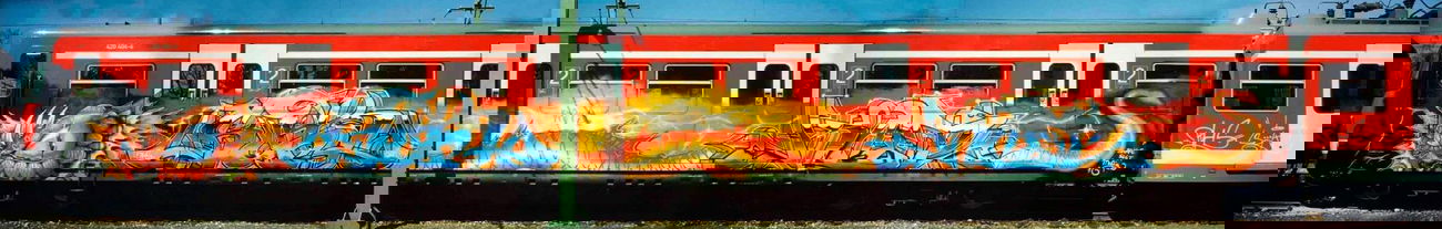 Graffiti Train - Photo by deringo - Kaot, 25, Pilz