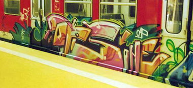 Graffiti Train - Photo by deringo - Böse, pilze, rhs