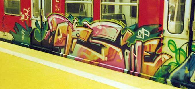 Graffiti Train - Photo by deringo - Böse, pilze, rhs