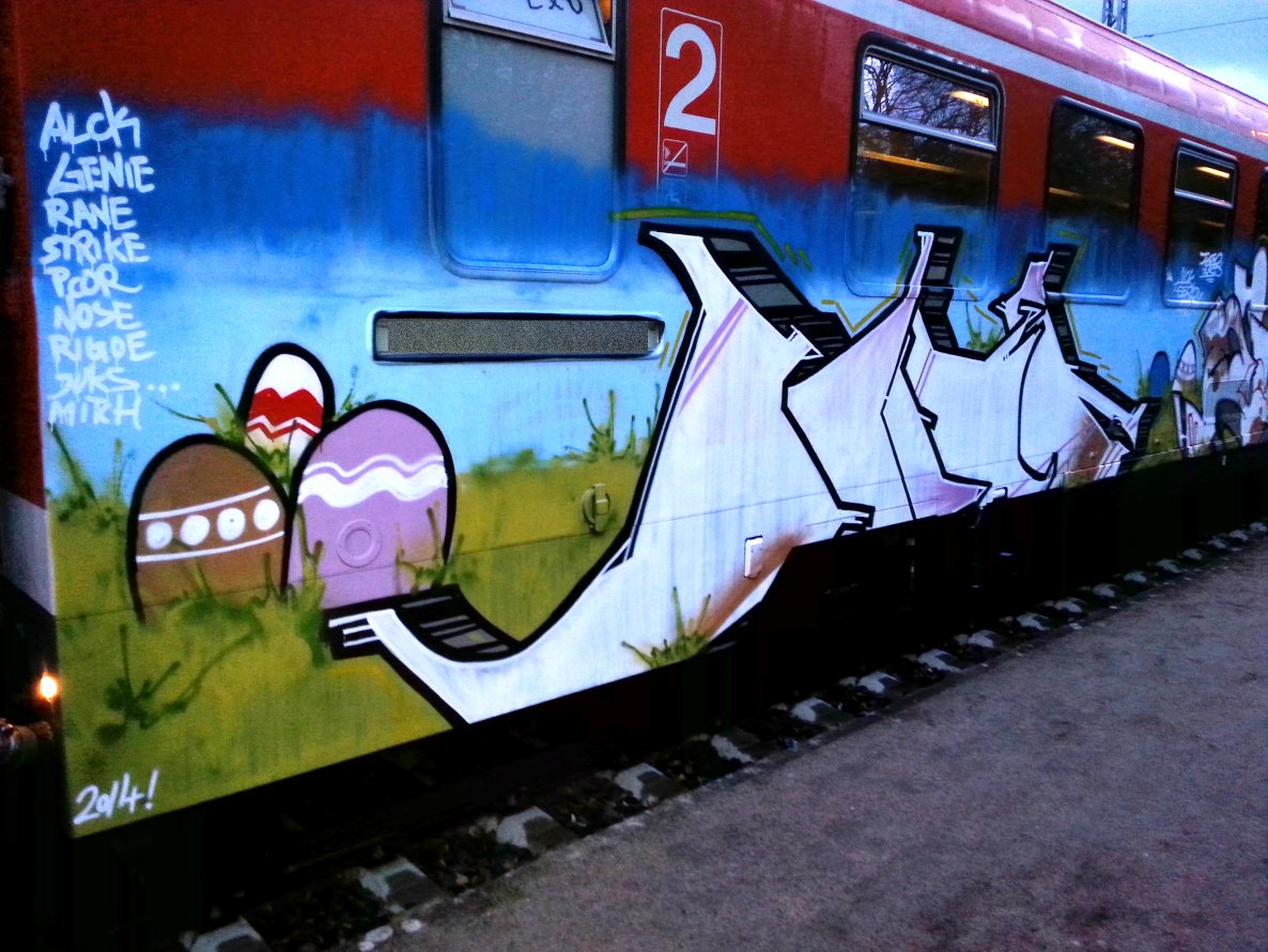 Graffiti Train - Photo by derschmock - Phek (2014)