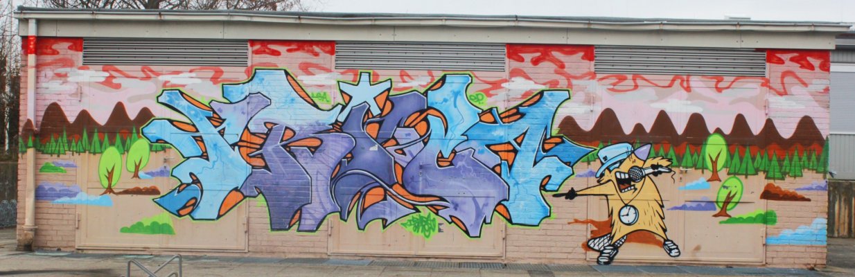 Graffiti Wall in Landkreis Lüneburg - Photo by derschmock - Trica, 186