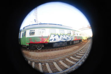 Graffiti Train - Photo by desseve7 - des, 7