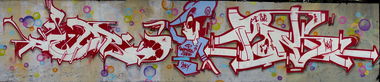 Graffiti Wall - Photo by destro - destro, ponk