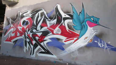 Graffiti Wall in Mulhouse - Photo by desu - desu (2013)