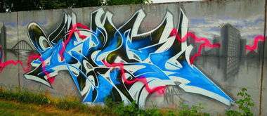 Graffiti Wall in Mulhouse - Photo by desu - desu (2013)
