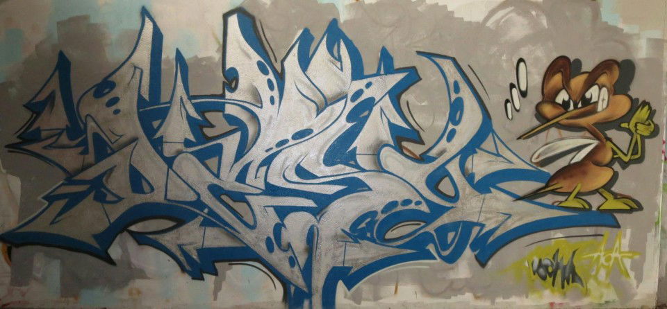 Graffiti Wall in Mulhouse - Photo by desu - desu (2013)