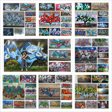 Graffiti Wall in France - Photo by desu - desu (2013)