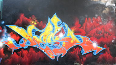 Graffiti Wall in Mulhouse - Photo by desu - desu (2013)