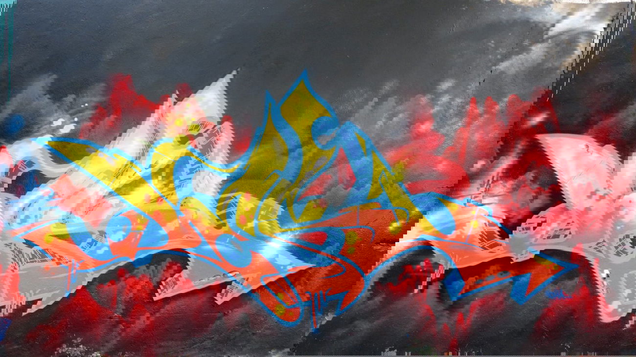 Graffiti Wall in Mulhouse - Photo by desu - desu (2013)