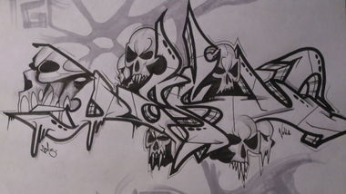 Graffiti Sketch - Photo by desu - desu (2013)