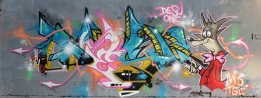 Graffiti Wall in Mulhouse - Photo by desu - desu (2013)