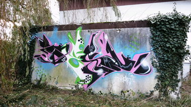 Graffiti Wall in Mulhouse - Photo by desu - desu (2013)