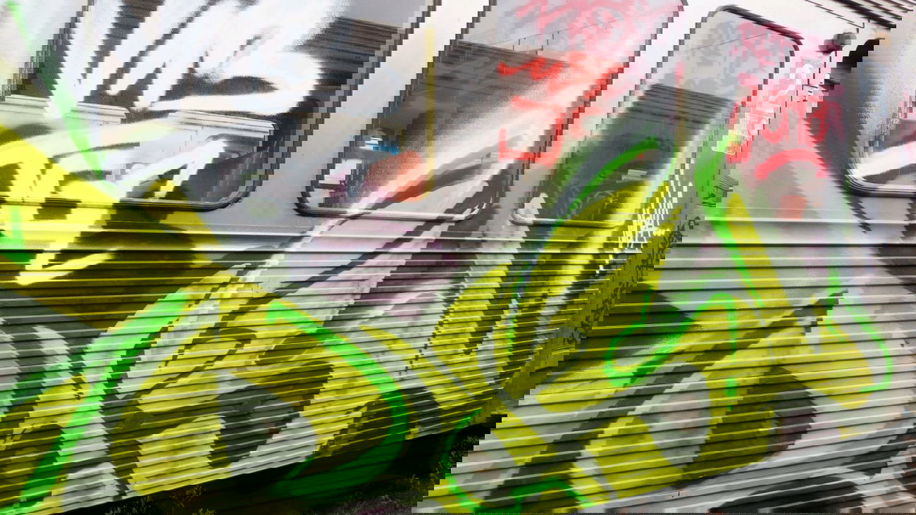 Graffiti Train - Photo by desu - desu (2014)