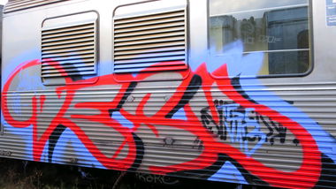 Graffiti Train - Photo by desu (2014)