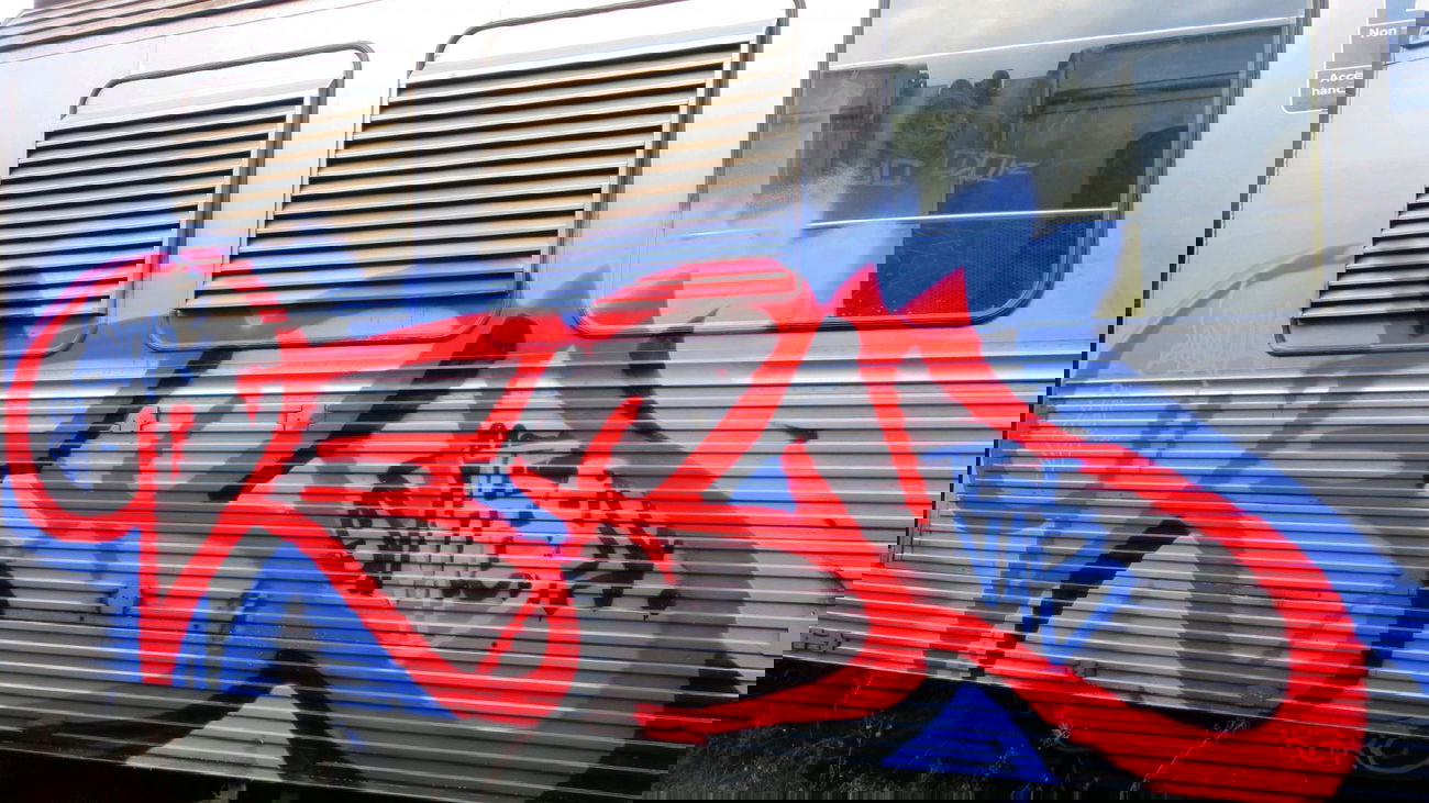 Graffiti Train - Photo by desu (2014)