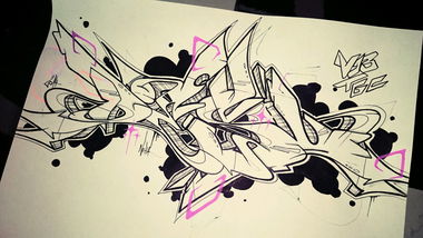 Graffiti Sketch - Photo by desu - desu (2014)