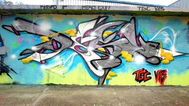 Graffiti Wall - Photo by desu - desu (2014)