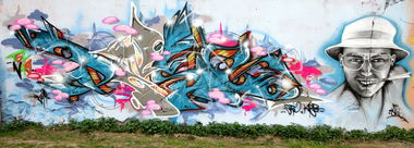 Graffiti Wall - Photo by desu - size, desu (2014)