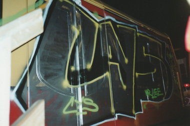 Graffiti Train - Photo by dioe48 - mr.lee, cys (`05?)